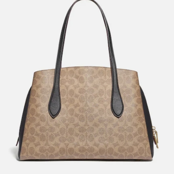 Coach Lora Caryall In Colorblock Signature Canvas - Picture 3 of 16